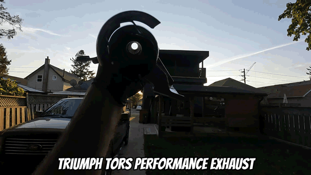 Triumph Bonnevile Bafflectomy Exhaust Mod - OEM original vs Triumph TORS exhaust pipes