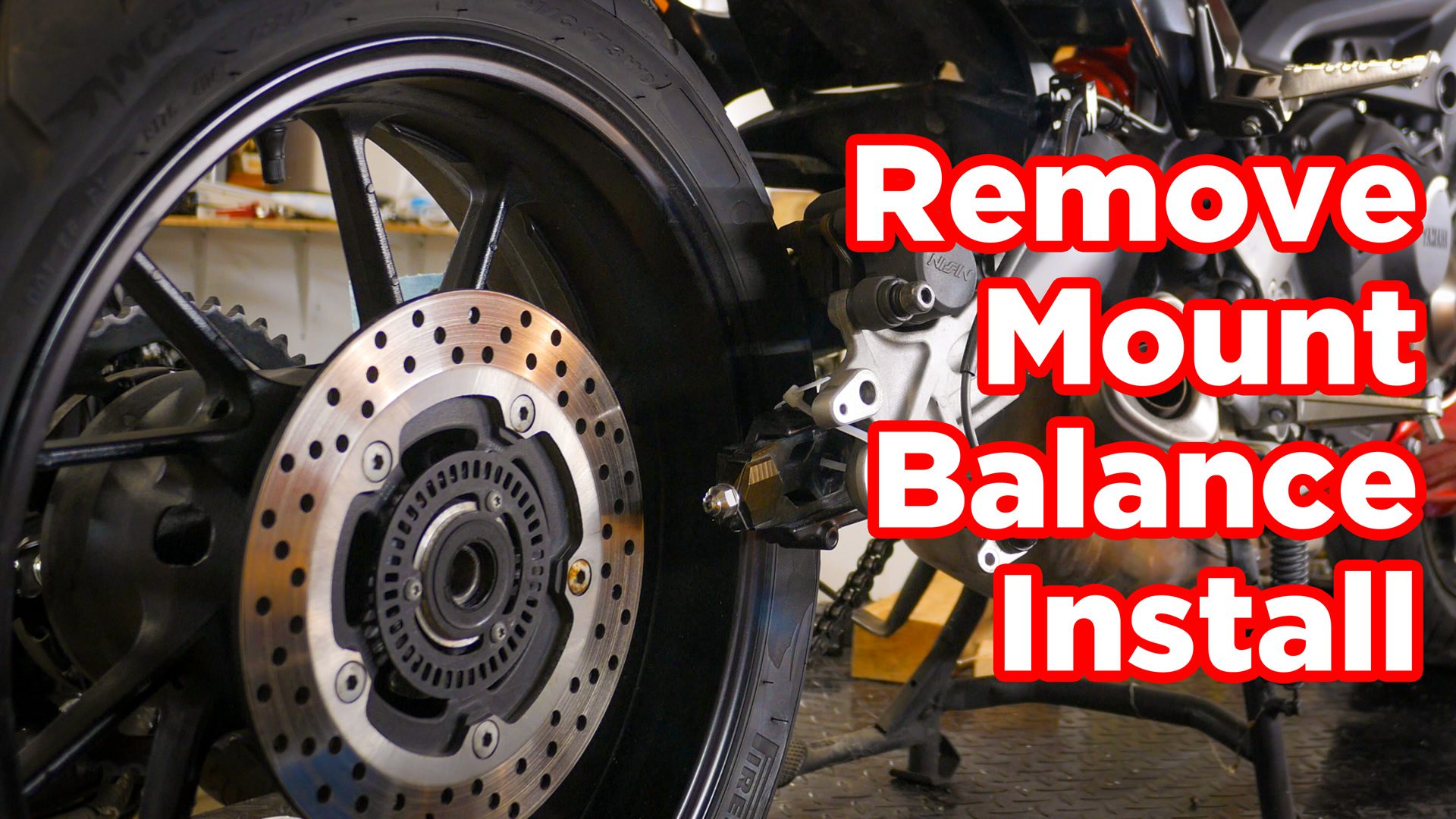 How To: Change Rear Tire – Yamaha Tracer / MT-09 / XSR-900