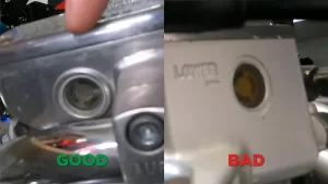 motorcyclebrake fluid test good vs bad
