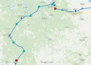0.route from Seymchan to Bilibino