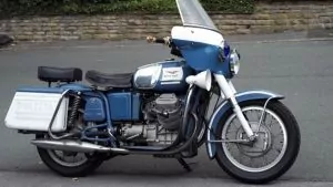 1960s police moto guzzi v7