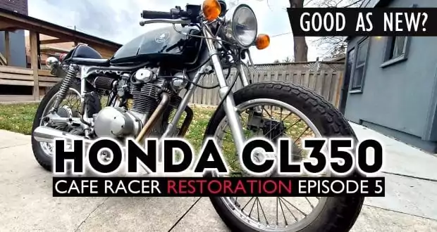 1973 Honda CL350 Cafe Racer test ride review
