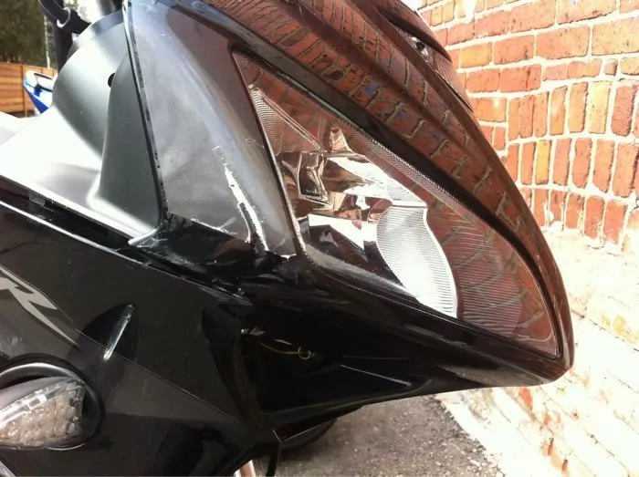 Honda CBR-125R Accident
