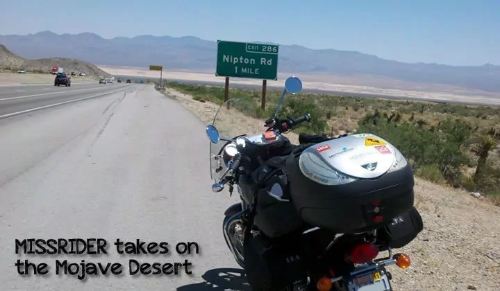 MISSRIDER takes on the Mojave Desert