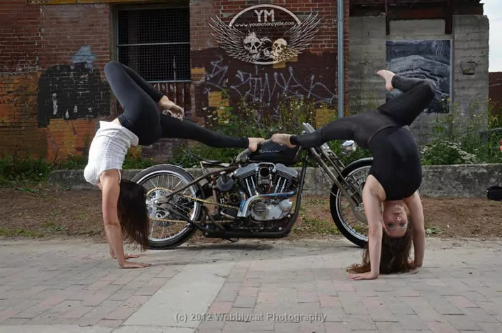 Motorcycle Contortionists
