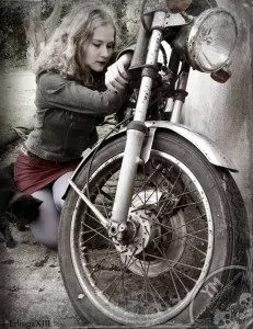 girl with motorcycle biker iii by erlingaxiii-d56znmy