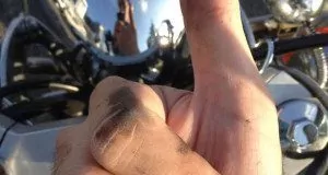 Motorcycle turn signal fix