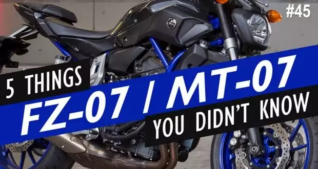 5 Things You Didn't Know About the Yamaha FZ-07 - MT-07