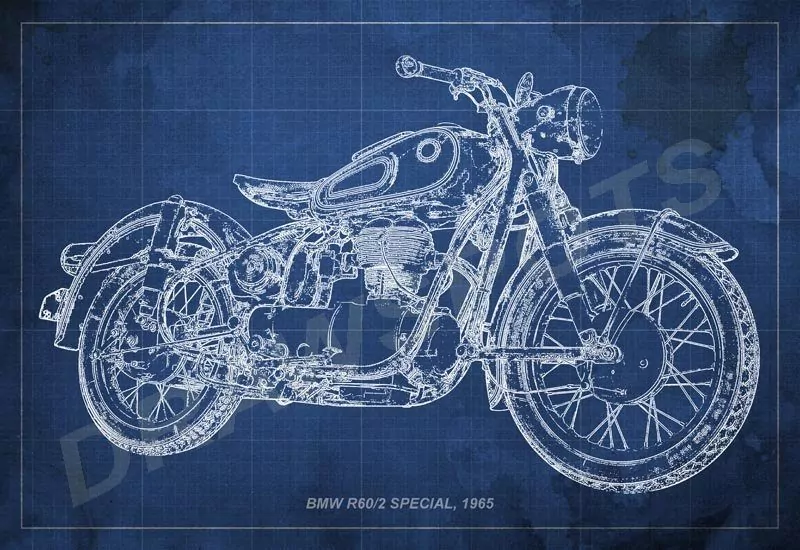 BMW R60/2 Special 1965 Blueprint