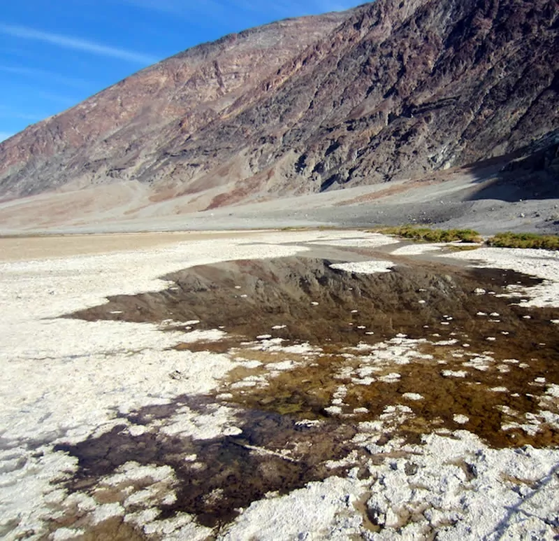 Badwater Reflection in Death Valley