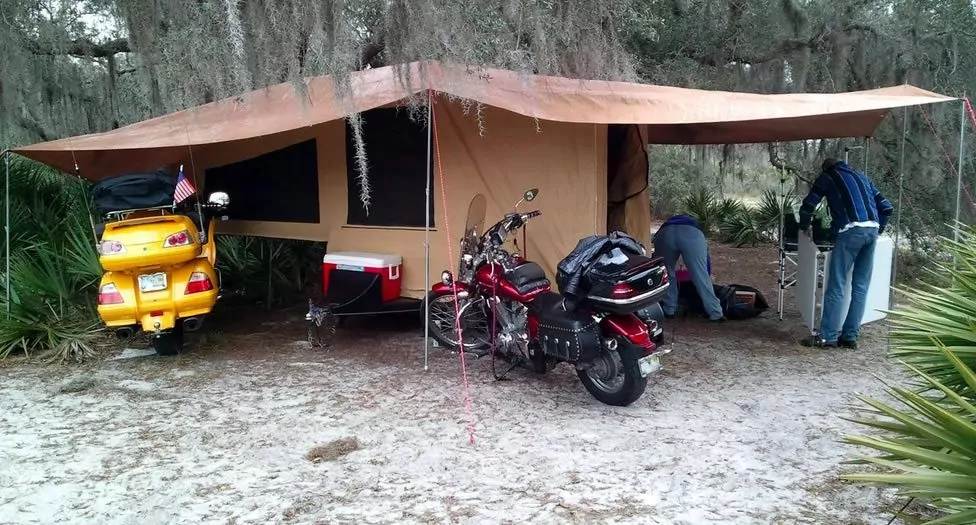 Camping Trailer for Motorcycles