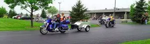 Cargo Pull Behind Motorcycle Trailer