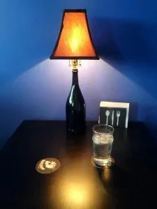 Champagne Bottle Lamp