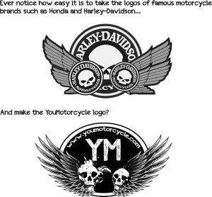 Harley-Davidson Honda YouMotorcycle Logo