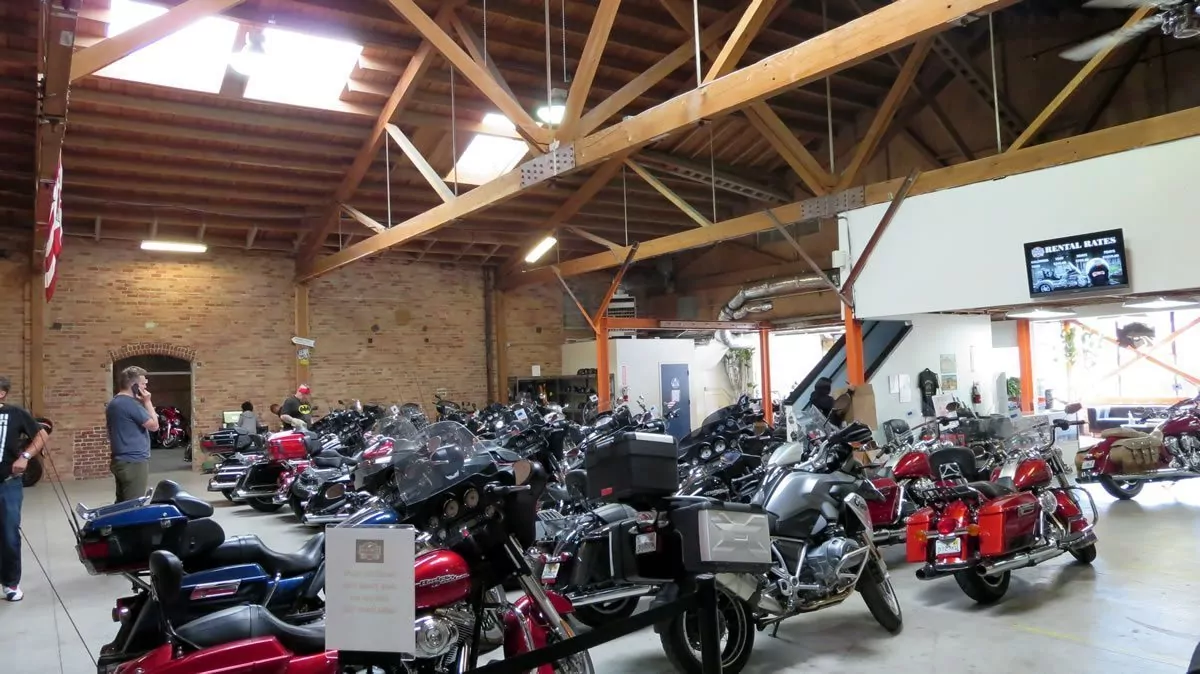 Harley-Davidson Motorcycles for Rent in San Francisco at Easy Rider Motorcycle Rentals