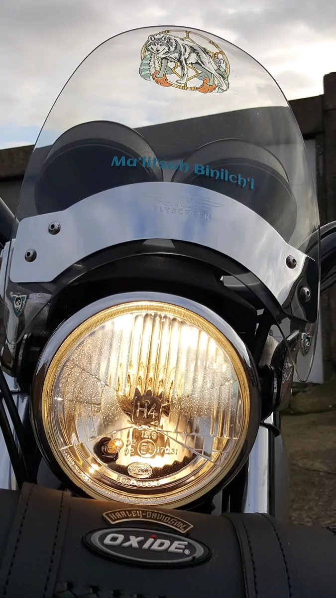 Harley-Davidson SuperGlide headlight