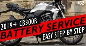 Honda CB300R battery location and service