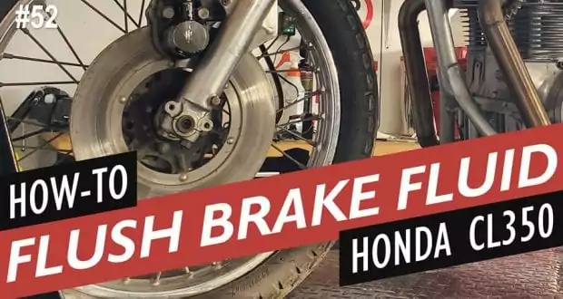 Honda CL350 Cafe Racer Part 2 How to Bleed the Brakes