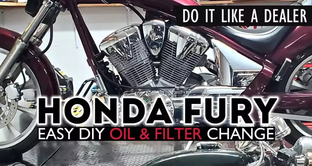 How To - Honda Fury Oil and Filter Change