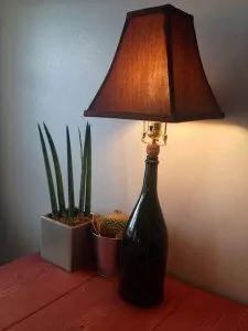 How to Build a Champagne Bottle Lamp - Complete