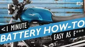 How to Replace the Battery on a Moto Guzzi V7