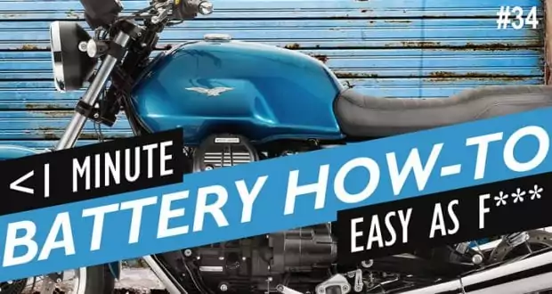 How to Replace the Battery on a Moto Guzzi V7