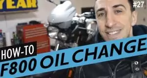 How to do an Oil Change on the BMW F800R – The Proper Way