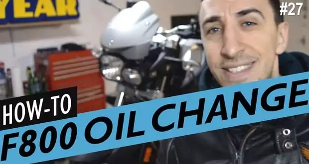 How to do an Oil Change on the BMW F800R – The Proper Way