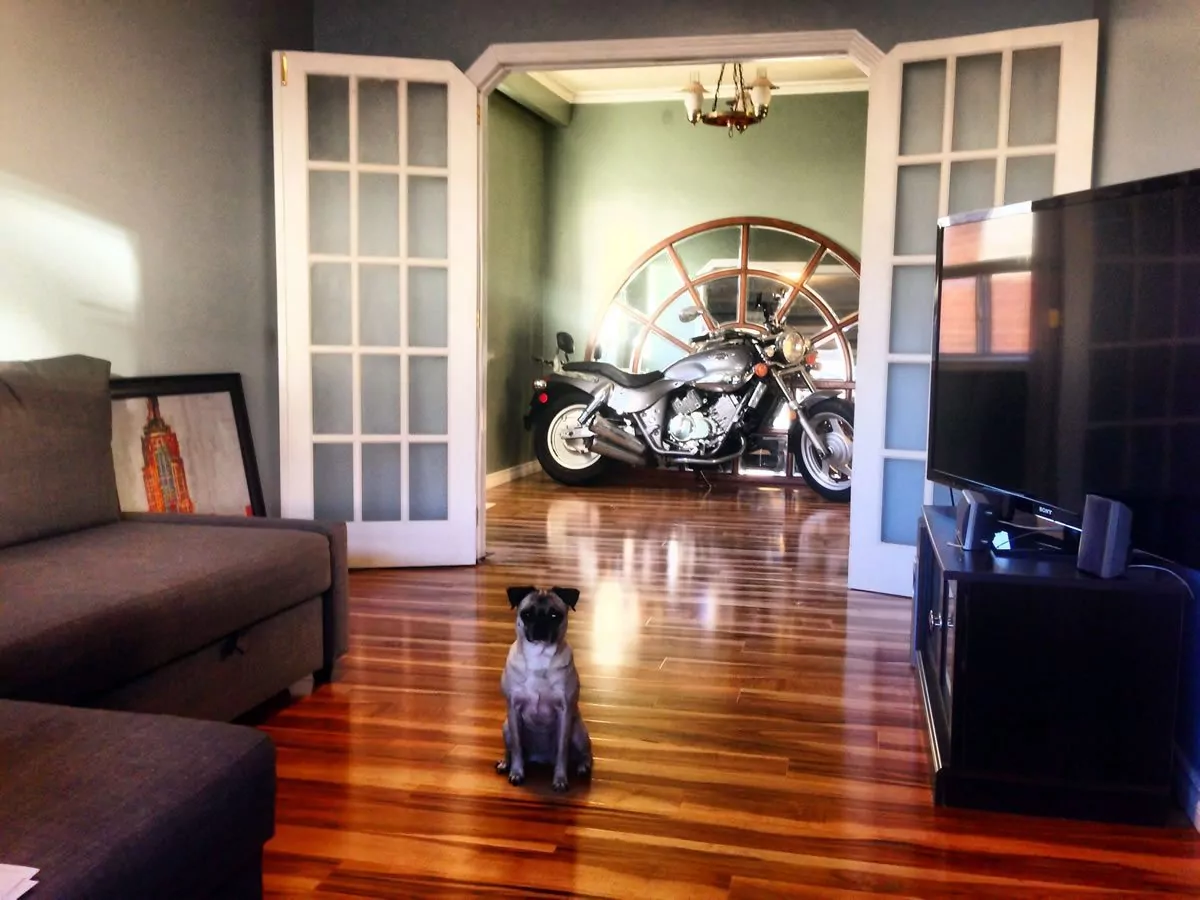 YouMotorcycle HQ Living Room