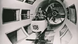Moto Guzzi wind tunnel testing 1930s