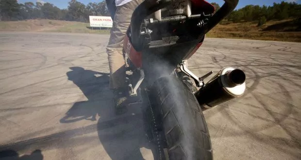 Motorcycle Burnout