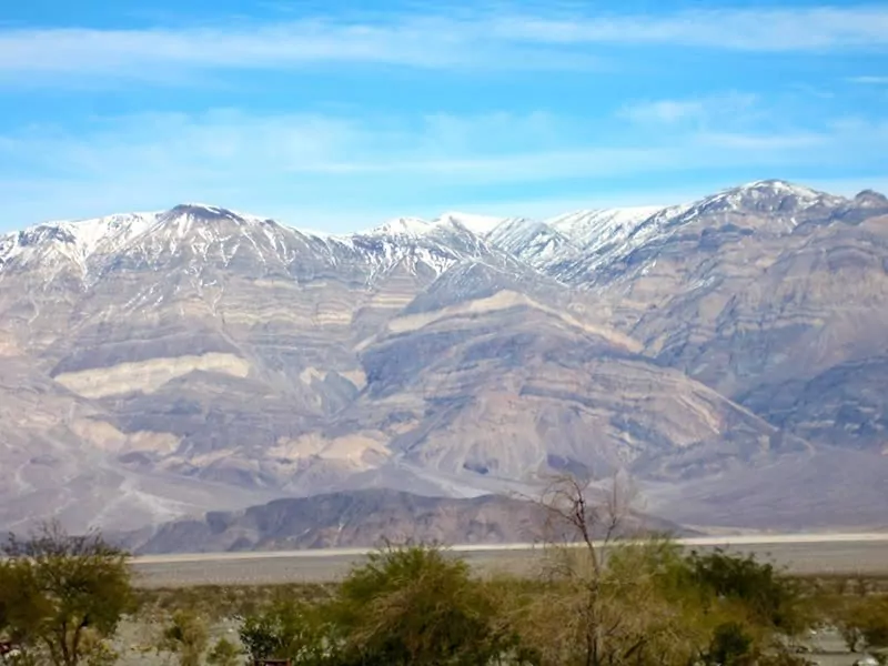 Panamint Range from Panamint Springs Motorcycle Ride