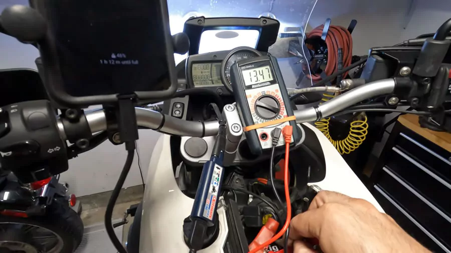 Testing BMW G650GS Charging System