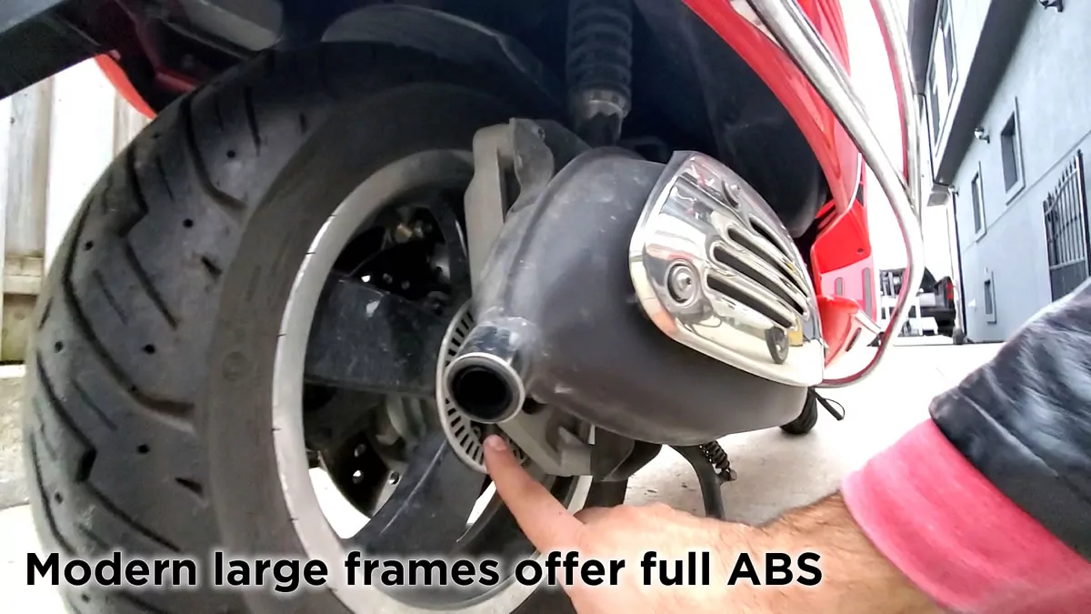 Vespa ABS brakes