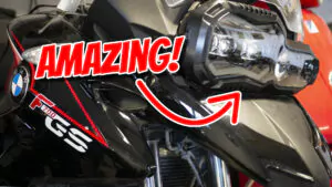BMW F800GS and F700GS LED headlight upgrade