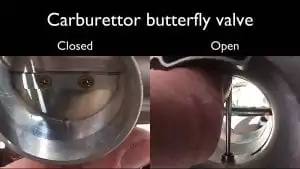 carburetor butterfly valve
