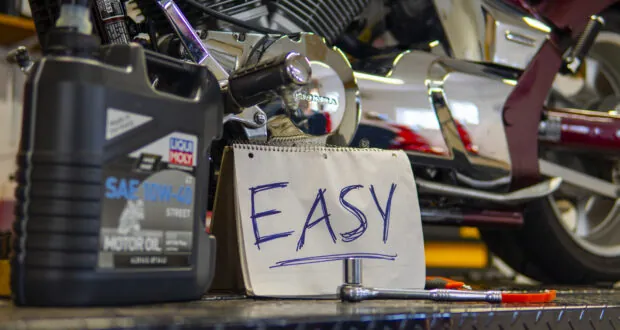 honda fury oil and filter change