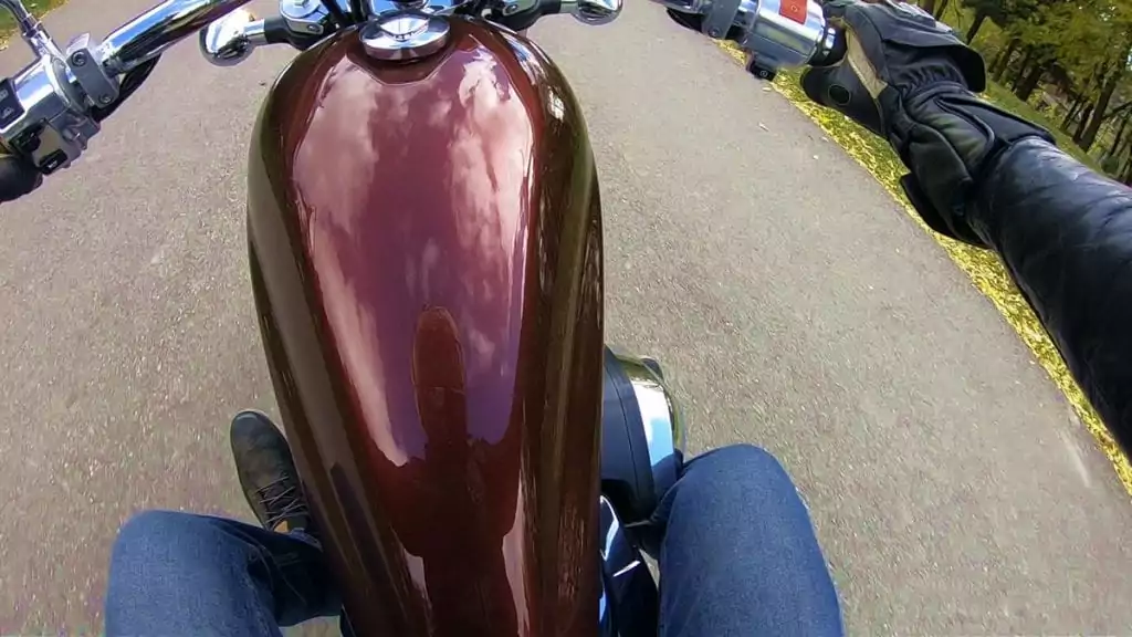 honda fury test ride review - where do my knees go