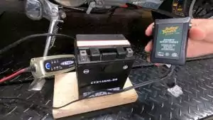 how to charge a new motorcycle battery