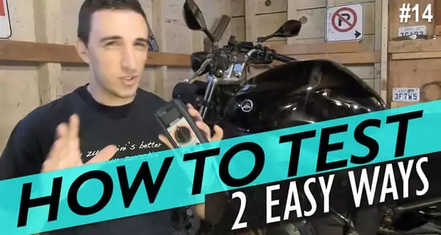 How to tell if a motorcycle battery needs to be replaced or recharge