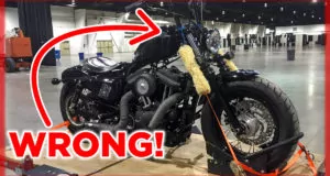How to tow a motorcycle