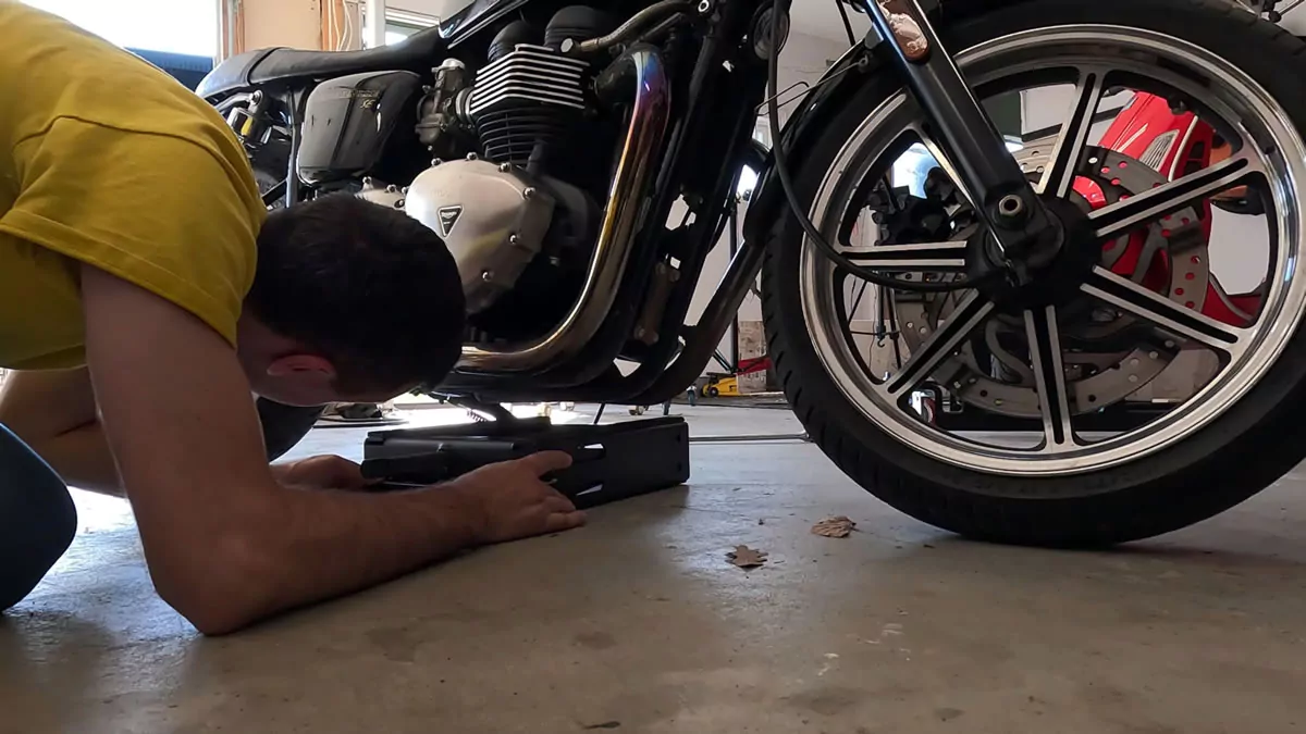 lets roll motorcycle jack setup