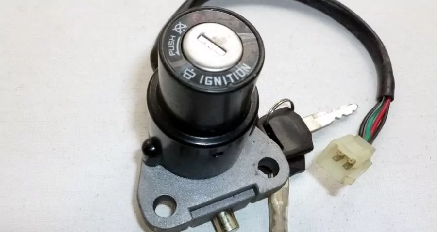motorcycle ignition removed