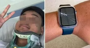 motorcyclist life saved by watch