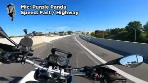 motovlogging with a purple panda mic - is this the best motovlog microphone