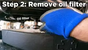 triumph bonneville oil change - remove oil filter
